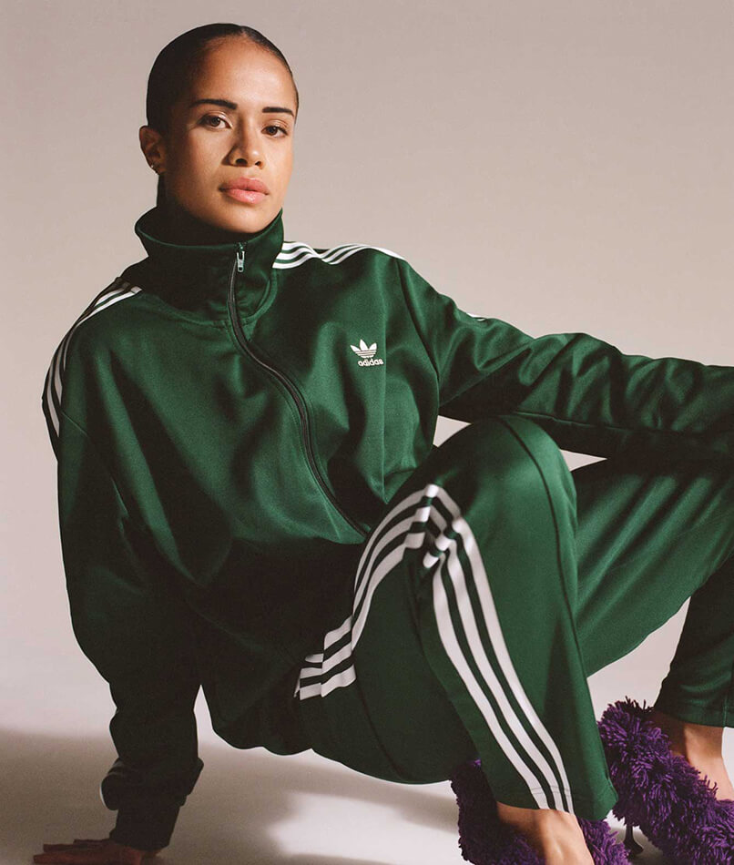 Mary Fowler poising for Adidas
